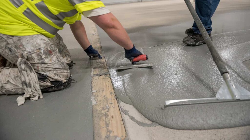 Pouring concrete for microcement flooring copy jpg